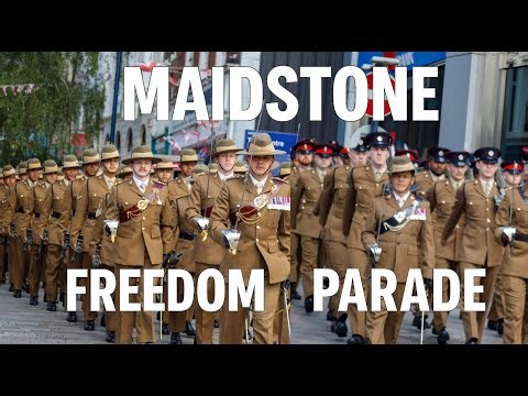 Maidstone Freedom Parade 2025 | UNITED KINGDOM | GURKHAS | ROYAL ENGINEERS | BRITISH ARMY
