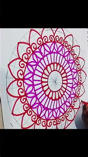 Rounded Mandala Part 2 | Adding Petals & First Layer Patterns | Mandala Tutorial