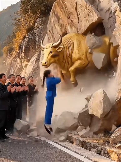Little Girl Unlocks Golden Cow & Ride it | Public Short #hailuoai #veo3_1