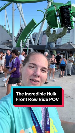 Come ride The Incredible Hulk with me at Universal Orlando’s Islands of Adventure with a front row POV! #theincrediblehulk #rollercoaster #universalorlando #plussize #ridepov