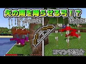 【JAVA版・統合版コマンド】使うと矢の雨が降ってくるコマンドが楽しすぎた