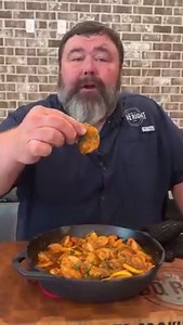 Big Gulf Shrimp packed full of Memphis BBQ flava… BBQ Shrimp Recipe Ingredients: - 2lbs raw Gulf Shrimp tail-on (peeled and deveined) - 2 sticks Salted Butter - 1 tablespoon minced Garlic - 1 Lemon, sliced - 1 tablespoon Malcom's King Craw Cajun Seasoning - 1/2 cup Worcestershire Sauce - 1 cup Dark Beer - 2 Tablespoons Killer Hogs The BBQ Rub Directions: 1. Cut the butter into pats and place in an iron skillet. 2. Add minced garlic, lemon slices, King Craw seasoning, Worcestershire, and dark bee