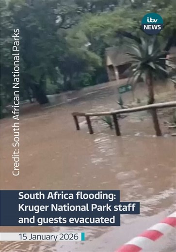Evacuations at Letaba Rest Camp in Kruger National Park