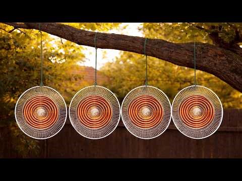 Genius Invention by a 60 Year Old Plumber! Free energy source from old fan cage and PVC pipes