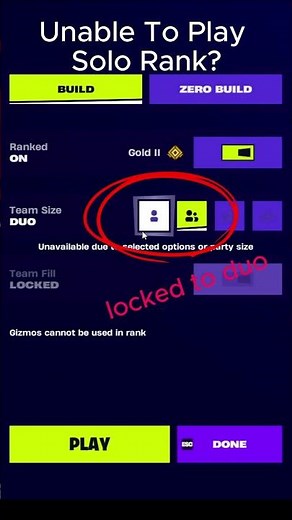 Fortnite Solo Ranked Locked? EASY Oceania Region Fix! #Shorts