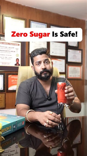 Many people assume that “zero sugar” means it’s completely safe- especially for those with diabetes. But let’s break it down: ✅ What’s in Zero Sugar Coke: Artificial sweeteners (Aspartame, Acesulfame K, Sucralose) Carbonated water Preservatives, flavors, acids ⚠️ What you should know: Artificial sweeteners don’t raise sugar instantly, but research shows frequent consumption may affect gut health and metabolism over time. Acidic content can damage teeth enamel if consumed regularly. Drinking “zer