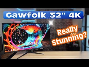 Gawfolk 32" 4K 60Hz Monitor Full Review & Compared to Samsung UJ59