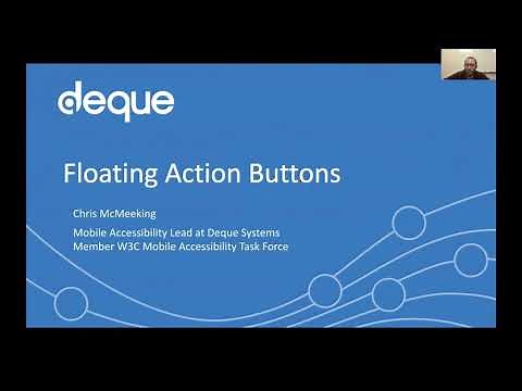 Mobile Accessibility & Floating Action Buttons - May 2019