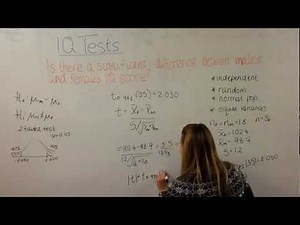 Two sample t-test example