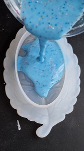 52 reactions · 13 shares | Pouring our mesmerizing light blue pigment...