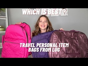 👜 Comparing 3 Lug Personal Bags for Travel | Which One Is Best? | PJ Duffle v Summit v Aviator