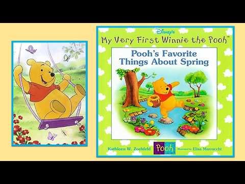 Disney Winnie the Pooh POOH'S FAVORITE THINGS ABOUT SPRING children's story book read aloud Friends