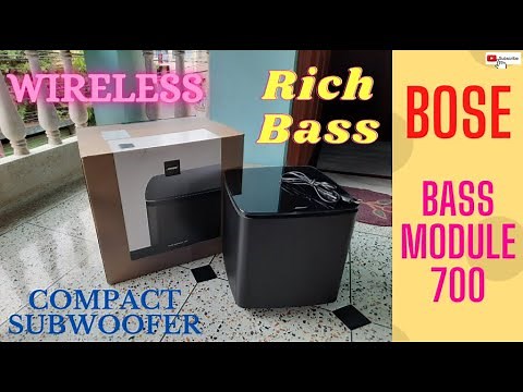 Bose Bass Module 700 - Wireless, Compact Subwoofer (Black Colour) Unboxing! 🔥 | [in INDIA 🇮🇳]