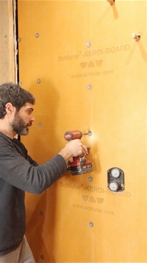 Home Repair Tutor on Instagram: "Shower waterproofing tips…here’s my installation sequence: walls, drain, pan, curb. I like waterproofing the walls before drain install. And I waterproof the pan/wall/drain/curb connections last #showerremodel #schlutersystems #homerepairtutor #diy"