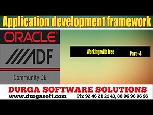 Application development framework(ADF)|| Working with tree Part - 4
