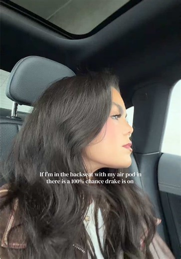 Drake girlie forever !! #drake #backseatdriver #airpodscheck | AirPod