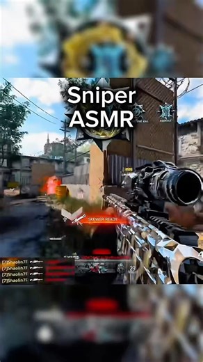 The hitmarker sound is like music to my ear’s #foryoupage #callofduty #sniper #gaming #bo7