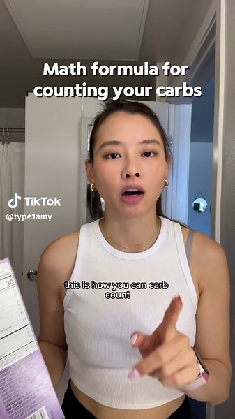 Math formula for carb counting #type1diabetes #carbcounting #math #mathformula #CapCut