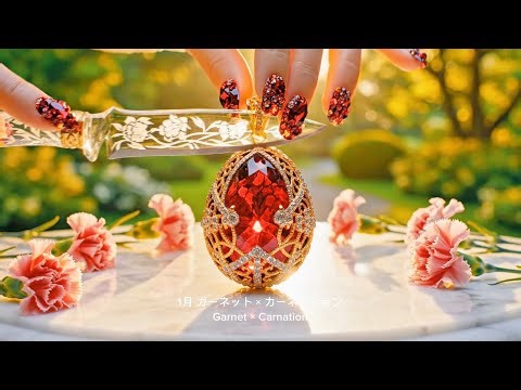 【AI ASMR】没入感たっぷり✨ 誕生石エッグペンダントを切ると？🌸 ガラスナイフカット総集編 🌿💎(Birthstone Egg Pendant Cutting ASMR Compilation)