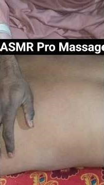 ASMR Full Back massage therapy #massage #viral .