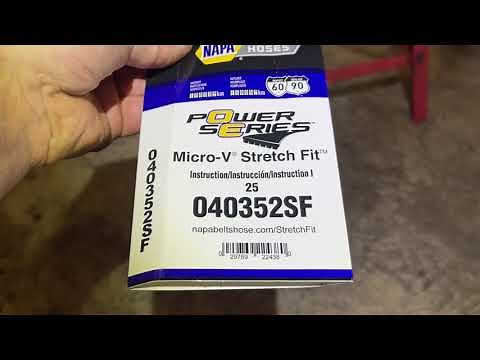 Power steering stretch fit belt install. 3.5 V6 Ford Edge, Fusion, Explorer, Lincoln MKX, MKZ