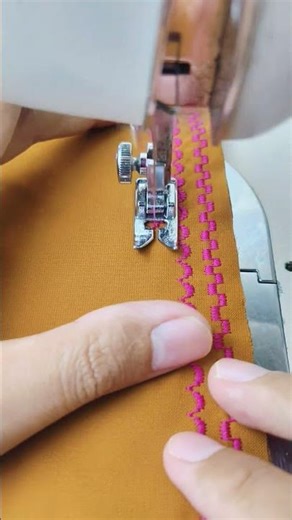 patterned stitching using a Janome sewing machine #sewing