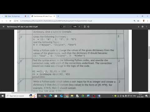 Session 13 Dictionary Assignment