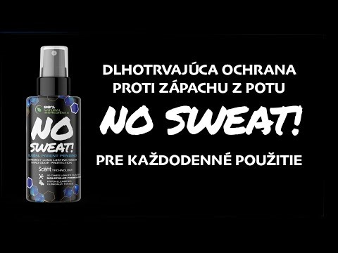 NO SWEAT® – Jedinečný neutralizátor zápachu z potu | Aplikácia priamo na oblečenie