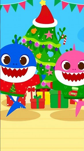 ¡Ya se acerca la Navidad!🎁 | Toc, Toc, la Navidad de Tiburón Bebé | #Shorts | Baby Shark en español