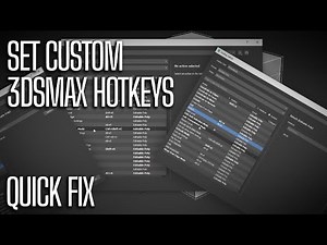 3ds Max Custom Hotkeys | Quick Fix