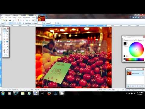 How to easily crop to a particular ratio in Paint.net