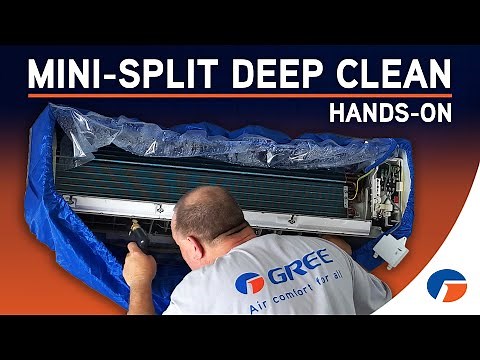 BONUS TUTORIAL! Deep clean a mini-split easily without removal!