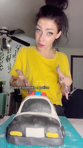 LauraLove (@lauralove5514) - Police Car Birthday Cake Decorating Improvement Video