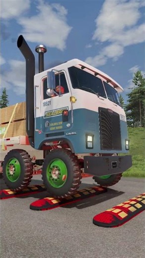 Colorful Cars vs Speed Bumps #92 | BeamNG.drive