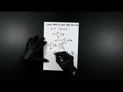 Integration: Finding the Volume of Solids Around the x-axis