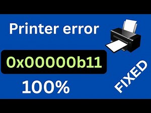 0X00000b11 printer error