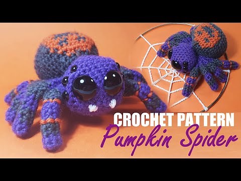 Free crochet pattern - The Pumpkin Spider
