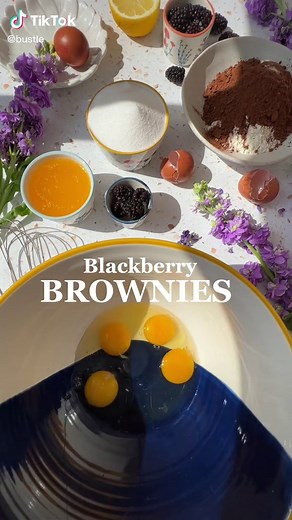 Delicious Blackberry Brownies with White Chocolate Ganache Recipe