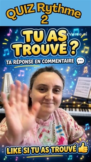 QUIZZ RYTHME 2 🎹 | Tu trouves du premier coup ? 😏 #quiz #solfege #rythme