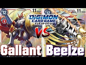 Gallantmon VS Beelzemon!! | Digimon Card Game: TAMERS