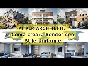 IA PER ARCHITETTI: Come creare Render con Stile Uniforme | PromeAI