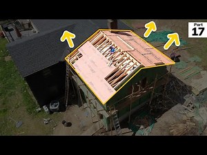 Roof Framing and Sheathing | Day 27 – North Wing Modern Home Addition
