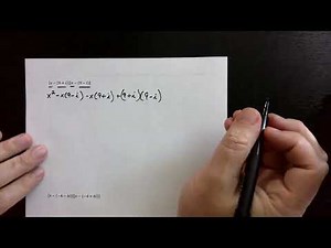 Multiplying Expressions Involving Complex Conjugates