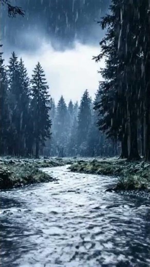 Heavy Rain and Thunderstorm Sounds | Sleep, Study & Relaxation #rain #deepsleep #nature