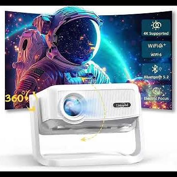 Lisowod L02 2025 Mini Projector Review | 550 ANSI, Auto Keystone, Electric Focus & More!