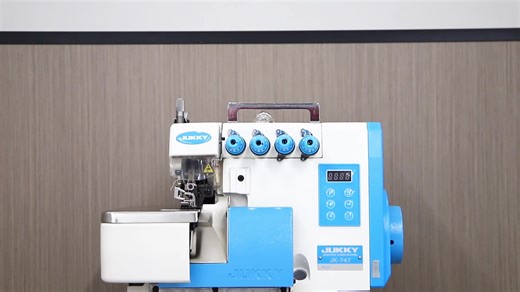 JUKKY 747DC Industrial Typical Clothes Overlock Stitching Edging Automatic Sewing Machines for Thick Material Machine De Couture