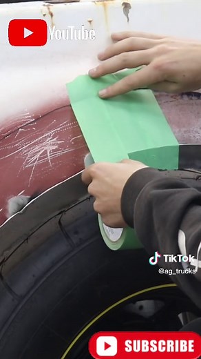 Heres how I made the fender flares🔥🔥 Thank you for all the support and if you haven’t already, subscribe to my Youtube channel to see the complete build so far🤘link in bio #chevrolet #fabrication #c10 #custom #truck #lsswap #drifting #build #welding #chevy #1000hp #turbo #twinturbo #youtube #instagram #tiktok #4linksuspension #handmade #chassis #rust #widebody #widebodykit #flares