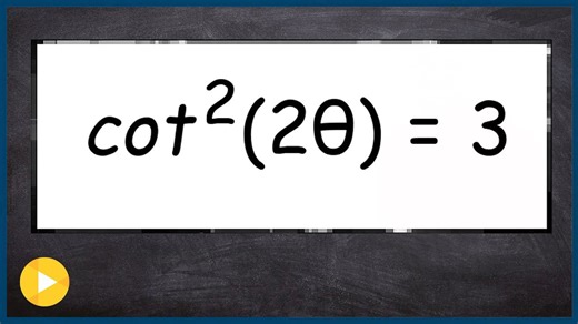 Find all the solutions of trig equation with cotangent