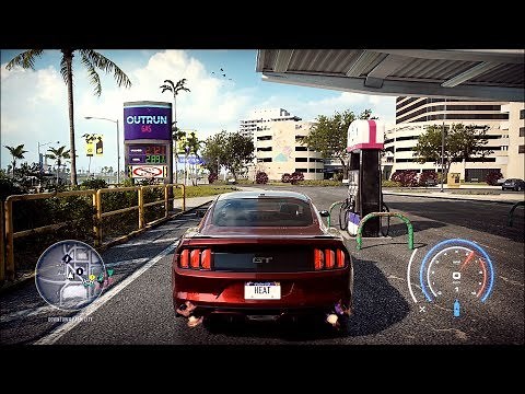 Need for Speed Heat - Ford Mustang GT 2015 - Open World Free Roam Gameplay (PC HD) [1080p60FPS]