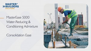 "A big win for concrete workability!" 💪 MasterEase 5000 admixture has transformed the consolidation of concrete - especially on structural projects with tight rebars and large beams. Even with lower slumps, the concrete mixture moves easily with vibration, reducing the need for extra water or additional superplasticizer on site. The result? Smooth consolidation and fewer complaints on the job site—even in challenging conditions. Watch how MasterEase 5000 makes the difference! 👇 Learn more now!